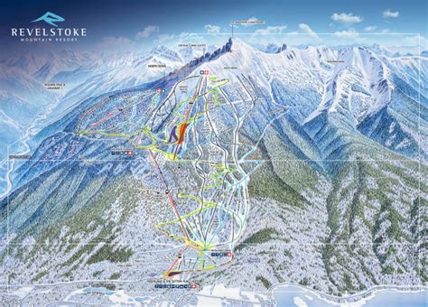 Revelstoke Trail Map | OnTheSnow