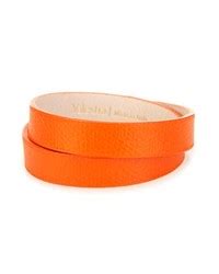 Valextra Leather Wrap Bracelet, $145 | MATCHESFASHION.COM | Lookastic