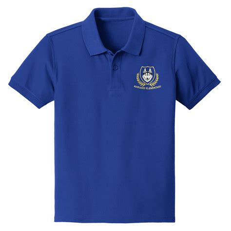 Harvard Elementary Polo Shirt Royal – Los Angeles World Embroidery