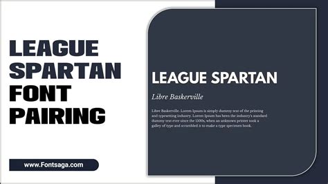 League Spartan Font Pairing: The Ultimate Font Pairing Guide