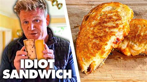 Improving Gordon Ramsay's TERRIBLE Grilled Cheese Sandwich! - YouTube