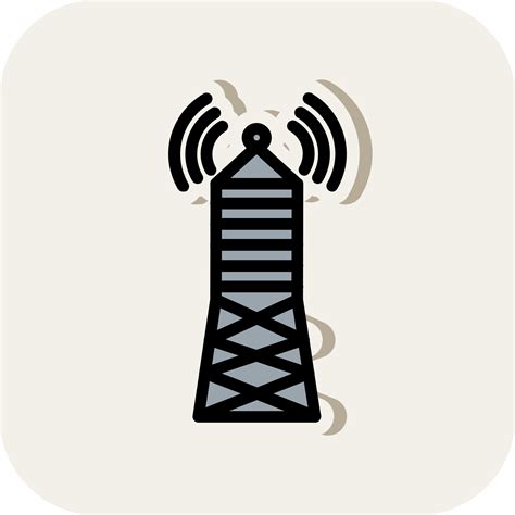 Broadcast Tower Vector Icon Design 20958826 Vector Art at Vecteezy