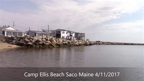 Tropical Camp Ellis Beach, Saco, Maine 4/11/2017 - YouTube