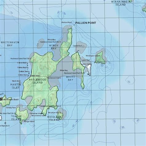 Getlost Map 8757 LINDEMAN ISLAND Qld Topographic Map V15 1:75,000 by Getlost Maps | Avenza Maps