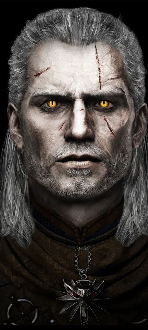 1080x2400 Resolution Henry Cavill As Geralt Of Rivia Fan Art 1080x2400 Resolution Wallpaper ...