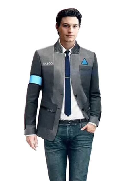 Game Detroit Become Human Cosplay Costume Connor Cosplay Uniform Men ...