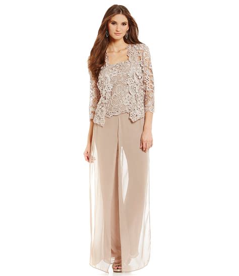 Emma Street Lace Chiffon Pant Set | Dillards | Chiffon pants, Dresses ...