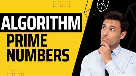 Prime Numbers Algorithm - YouTube