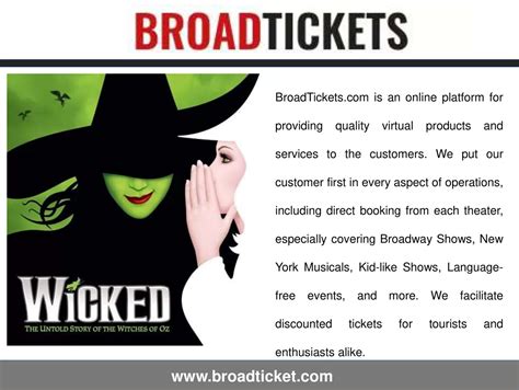 Cheap Broadway Tickets by Broad Tickets - Flipsnack