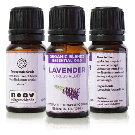 Lavender Essential Oil, 100% Pure Therapeutic Grade, 10ml | Lazada PH