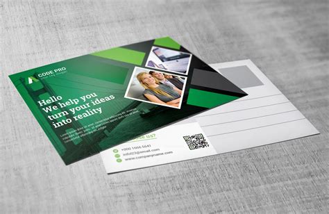 Advertising Corporate Postcard Template - Graphic Templates