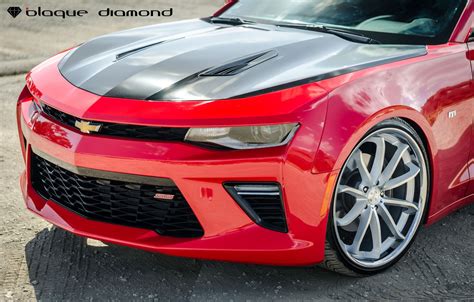 Red Rocket - Chevy Camaro SS on Black Diamond Rims — CARiD.com Gallery