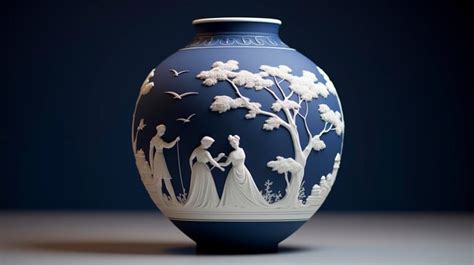 Premium AI Image | Classic Wedgwood Jasperware Vase