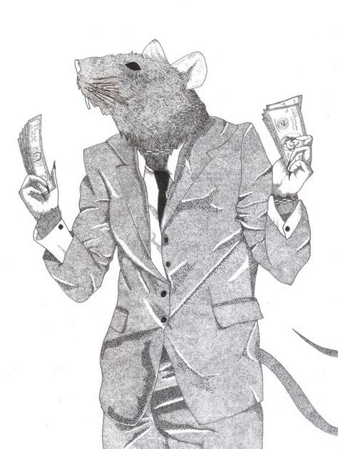 Rat Bastard Illustration Art Print