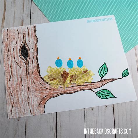 Bird Nest Craft for Preschoolers • In the Bag Kids' Crafts