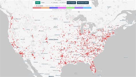 Mapping Traffic Fatalities on America’s Roads - Vivid Maps | Map, United states map, America