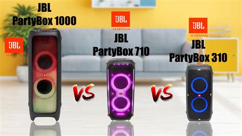 JBL PartyBox 1000 vs JBL PartyBox 710 vs JBL PartyBox 310 Full Specs ...