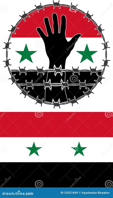 Violation of Human Rights in Syria Stock Vector - Illustration of ...