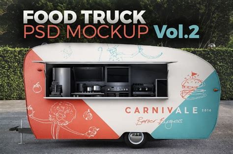 7+ Food Truck Mockup PSD Free & Premium Download - Graphic Cloud