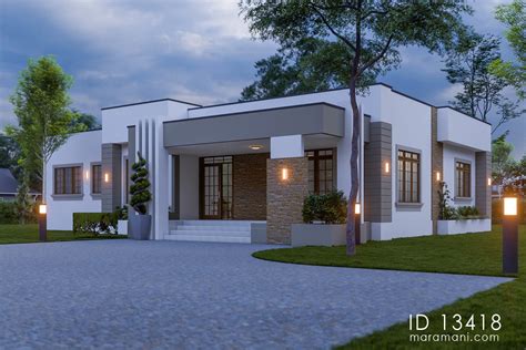 A contemporary 3 bedroom House - ID 13418 - Plans by Maramani.com