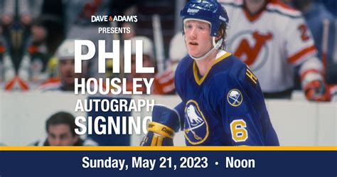 Tickets for Phil Housley Autograph Signing in Williamsville from ShowClix