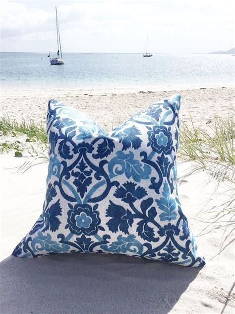 Outdoor Cushions Blue Outdoor Cushions Blue Outdoor Pillows | Blue outdoor pillows, Outdoor ...