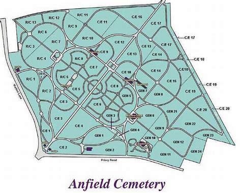 Anfield Cemetery Plan