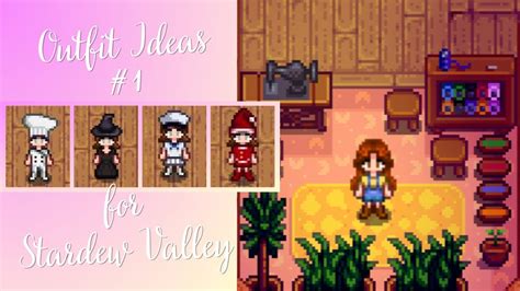 4 Outfit Ideas #1 | Stardew Valley - YouTube