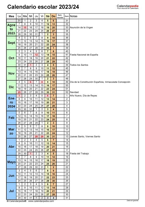 Calendario Escolar 2024-2024 Miami-Dade - Nora Lorine