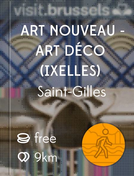 🚶🎧 Art Nouveau - Art Déco (Ixelles) - travel tour guide in Saint-Gilles ...