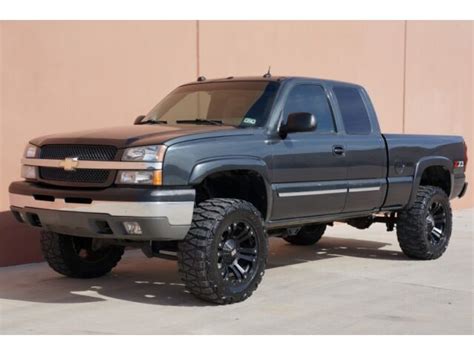 04 Chevy Silverado Z71 4x4 Ext Cab Lifted 20"xd Whls Backup Cam Bose Audio Clean - Used ...