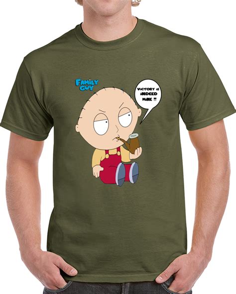 Victory Is Indeed Mine Stewie Griffin T Shirt | Shirts, T shirt, Mens tshirts