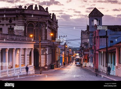 Cuba, Pinar del Rio Province, Pinar del Rio, city buildings, Plaza de ...