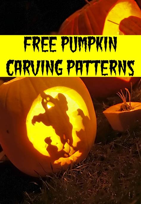 Halloween Freebies, Pumpkin Carving Patterns And More