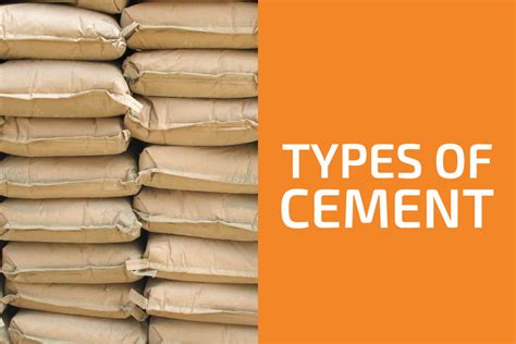 Different Types Of Cement