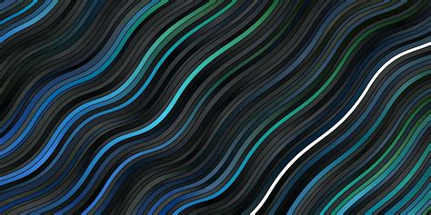 Dark Blue, Green vector pattern with curves. 1865418 Vector Art at Vecteezy