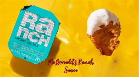 McDonald's Ranch Sauce: The Perfect Addition to Your Fast Food ...