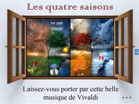 Les 4 saisons et la peinture