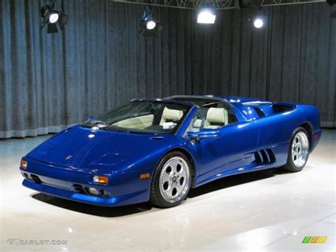 1998 Chiaro Blue Lamborghini Diablo VT Roadster #22994113 Photo #2 ...