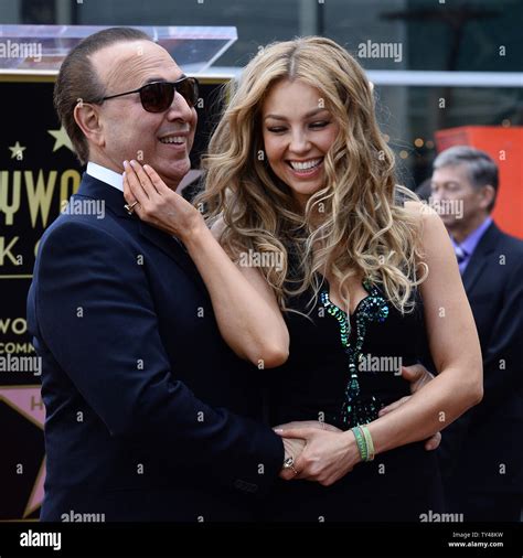 Mexican singer thalia husband tommy hi-res stock photography and images ...