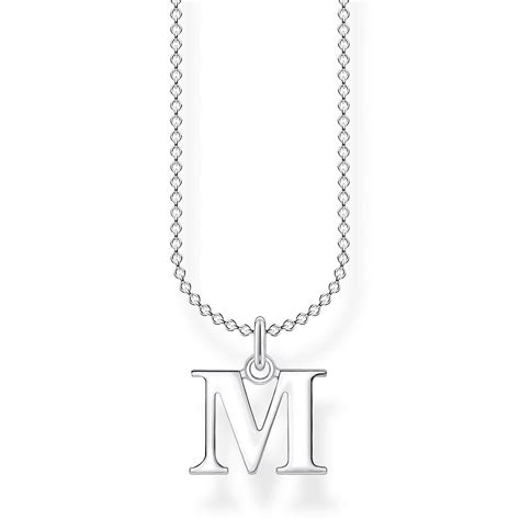 CHARMING COLLECTION LETTER 'M' NECKLACE 38-45CM – Studio18 Jewellery Collection