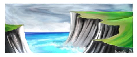 cliff edge painting | Painting edges, Painting, Cliff edge