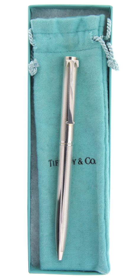 Tiffany & Co. Executive T-Clip Ballpoint Pen Sterling Silver