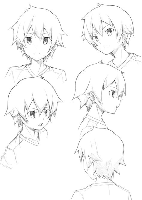 How To Draw A Anime Face Male