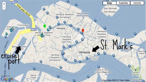 Map of Venice cruiseport | Venice map, Venice, Cruise