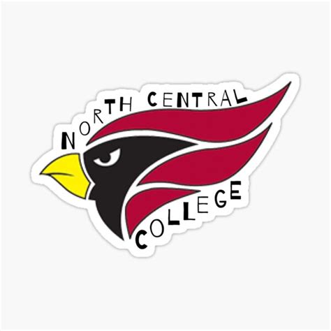 "North Central College Cardinals" Sticker for Sale by stickernstuff5 | Redbubble