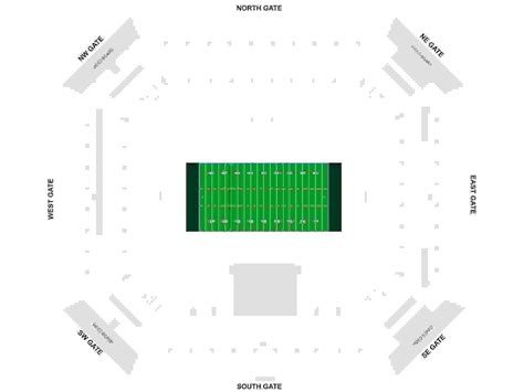 Miami Hard Rock Stadium seating chart - Dolphins & Hurricanes football ...