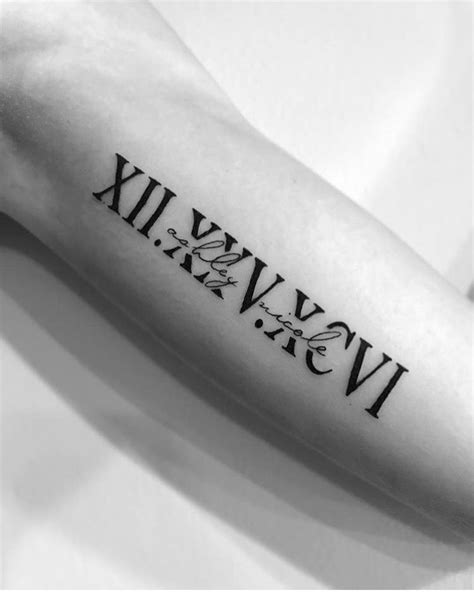 Love this tattoo! the combination of cursive and roman numerals is such a perfect combo! # ...