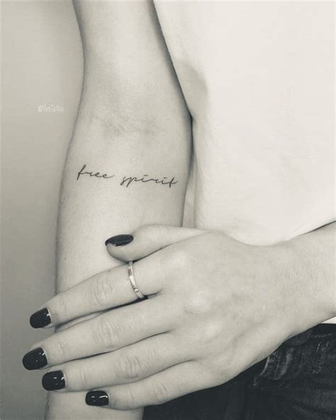 Free Spirit Tattoo | Small tattoos, Tattoos for women small, Tiny tattoos