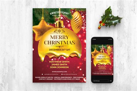 Merry Christmas Flyer Template [PSD] - BrandPacks